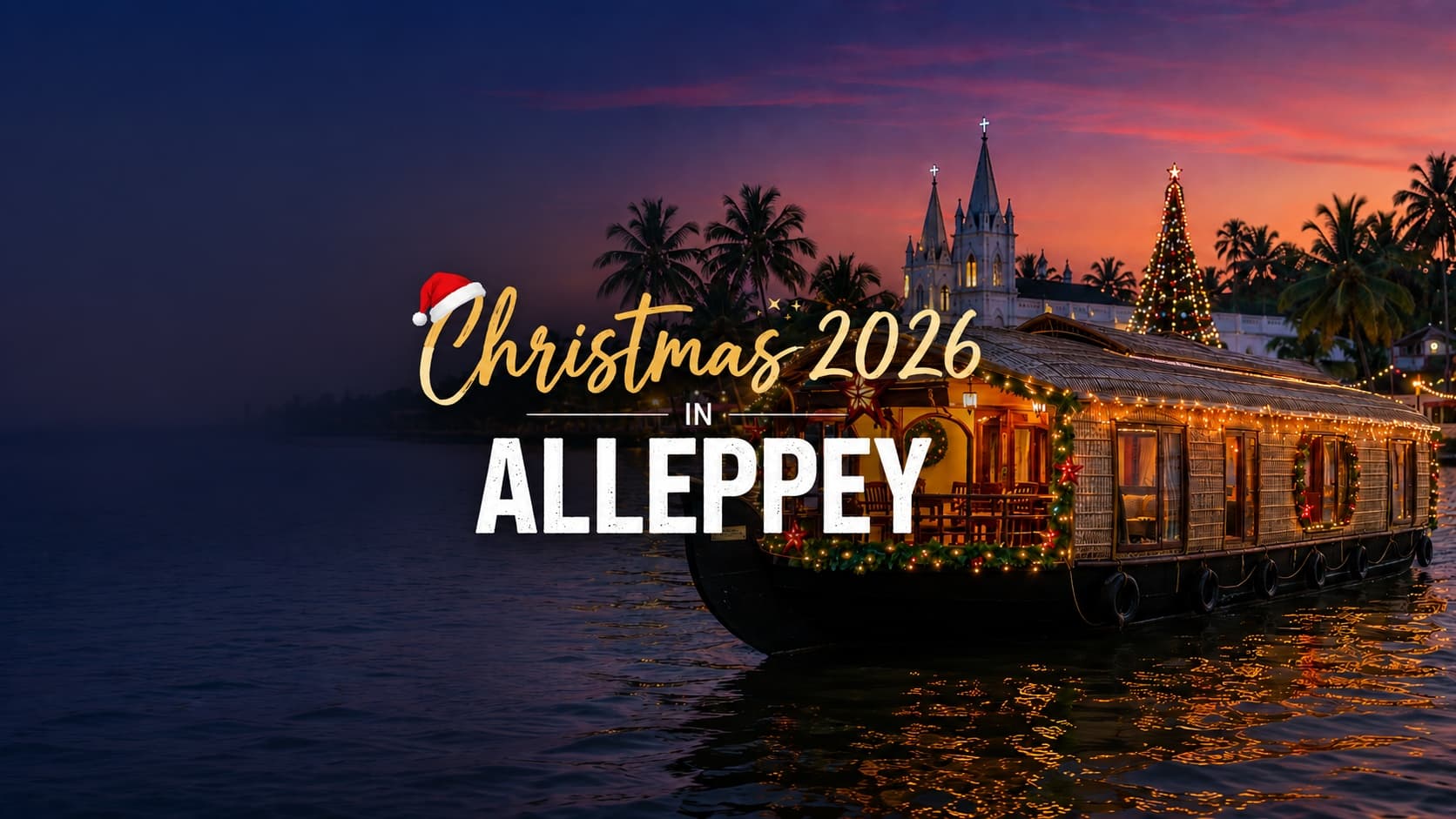 Christmas 2026 in Alleppey: Houseboat Packages, Prices, Dates & Complete Booking Guide