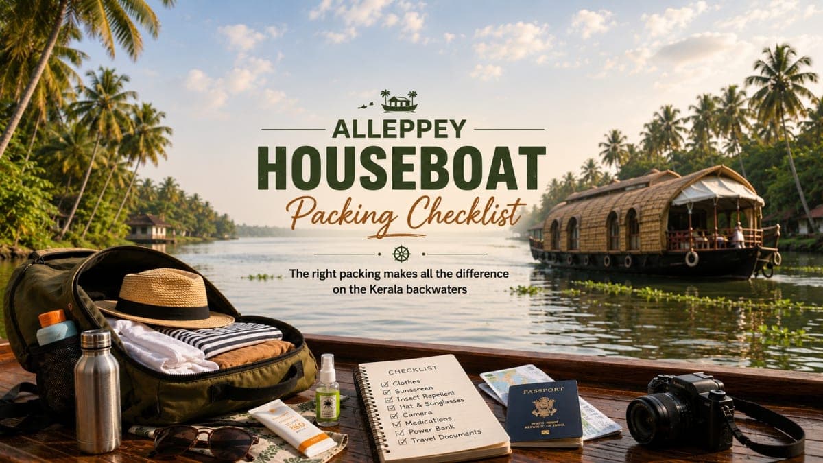 What to Pack for an Alleppey Houseboat Trip: The Only Checklist You'll Ever Need