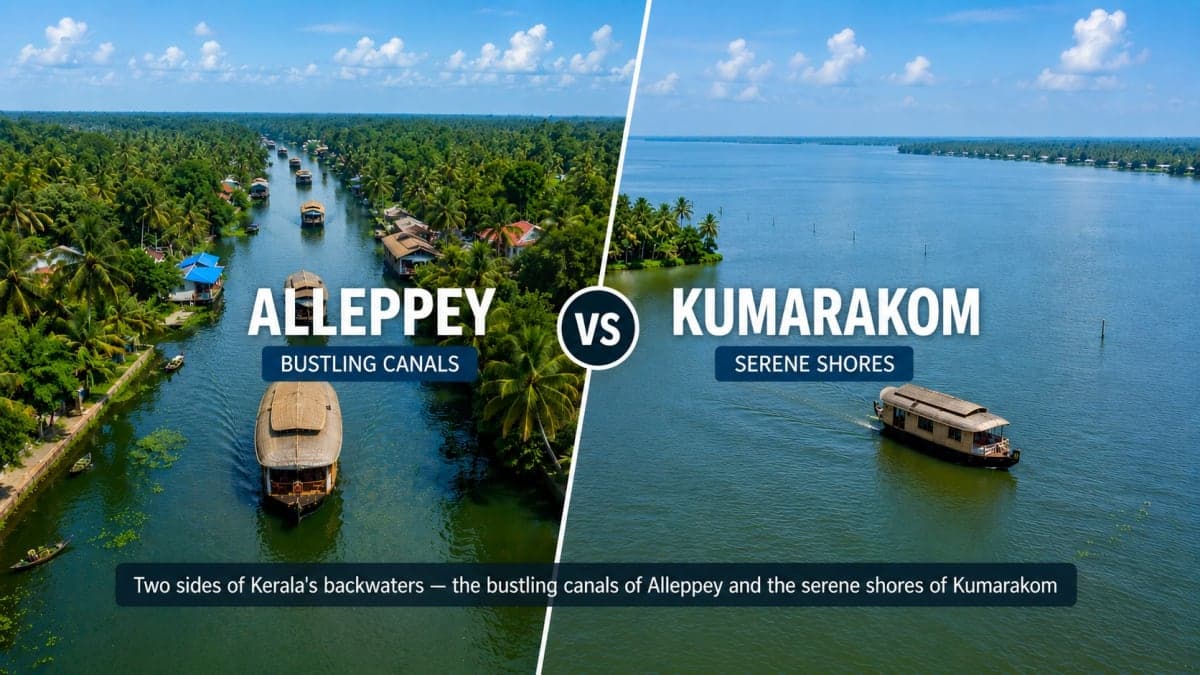 Alleppey vs Kumarakom: Which Kerala Backwater Destination is Actually Better?