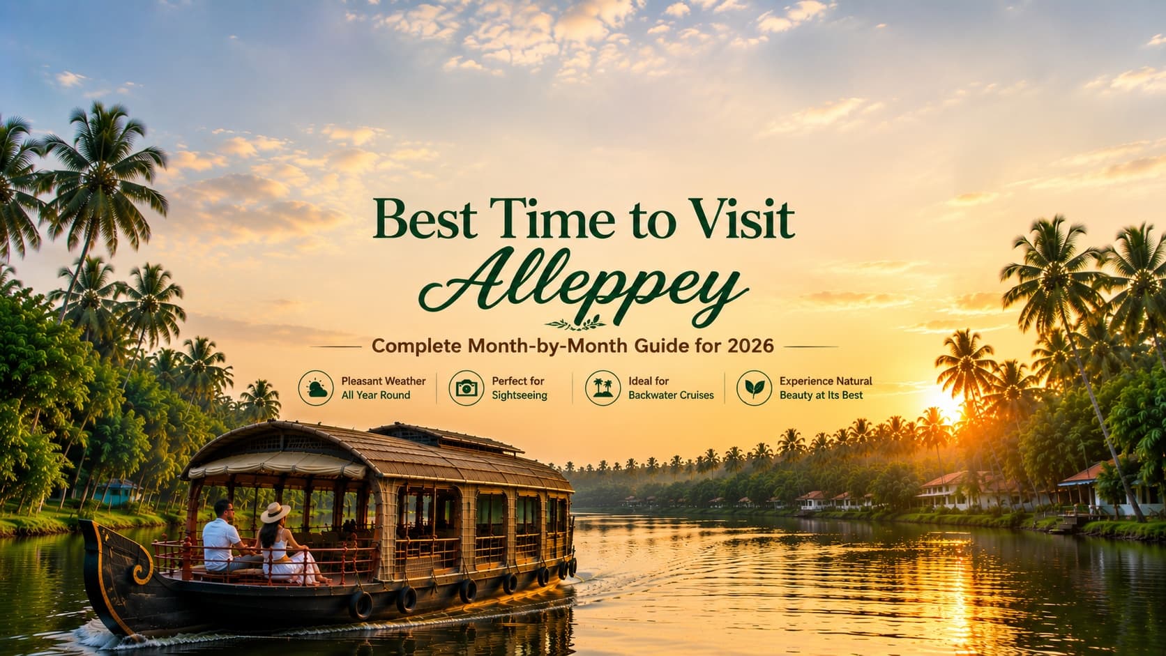Best Time to Visit Alleppey – Month-by-Month Guide (2026)
